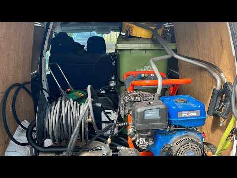 Видео: Мой фургон для мойки под давлением настроен #vansetup #jetwashing #pressurewashing