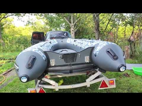 Видео: Лодка Азимут Эверест 405 "снежная королева" (3 часть)