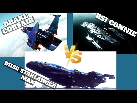 Видео: Лучший многопилотный корабль-одиночка: Starlancer Max, Corsair или Connie?