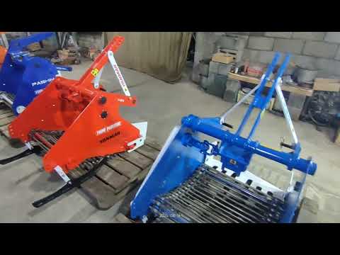 Видео: Картофелекопалки,мини мастер 3 и 4 от Pashin