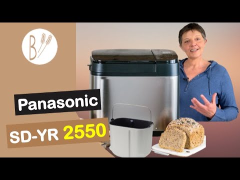 Видео: Хлебопечка Panasonic SD-YR2550. Одна из лучших - 2023 г. Ингредиенты на входе, хлеб на выходе.