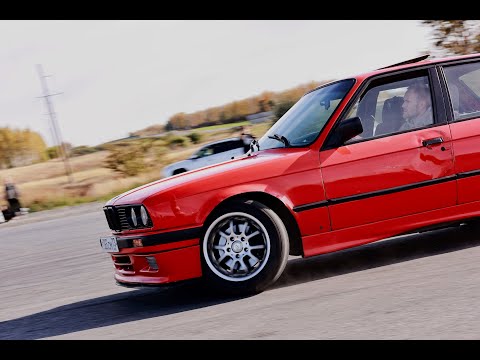 Видео: Дрифт на BMW M50B25. Выезд на дрифт день от сообщества UlRide