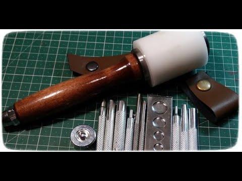 Видео: Пресс VS ручной установщик кнопок