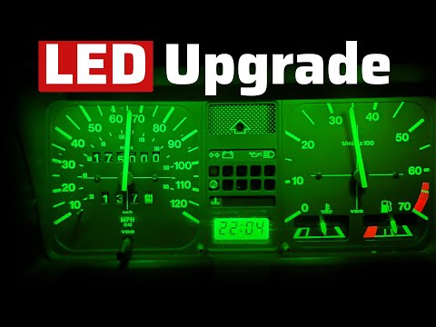 Видео: Обновление светодиодной подсветки приборной панели VW