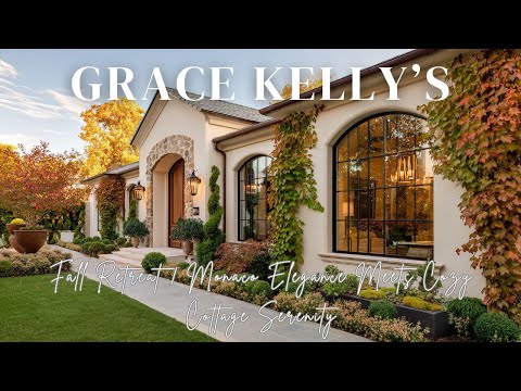 Видео: Осеннее уединение Грейс Келли в Монако: элегантность и безмятежность уютного коттеджа