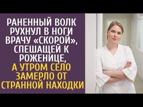 Видео: Раненный волк рухнул в ноги врачу «Скорой», спешащей к роженице, а утром село замерло от странной