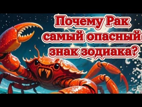 Видео: Почему Рак  самый опасный знак зодиака?