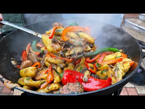 Видео: Оджахури - лучшее блюдо из картошки и мяса для всей семьи и не только! Грузинские блюда