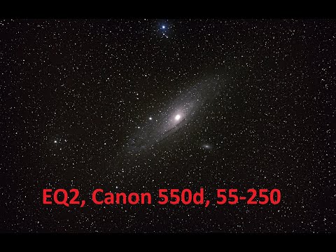 Видео: EQ2, Canon, М31, Андромеда, Simple dream.