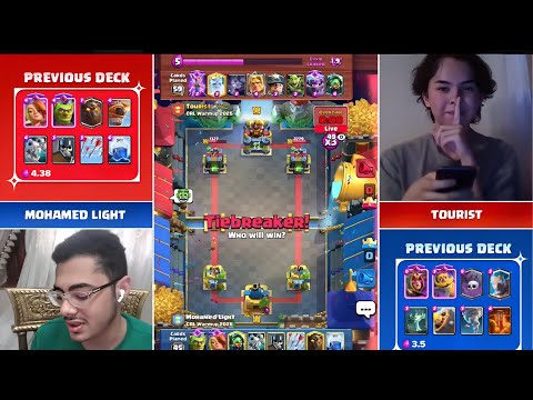 Видео: Мохамед Лайт против Туриста | Самая напряжённая игра Clash Royale в серии CRL 2025