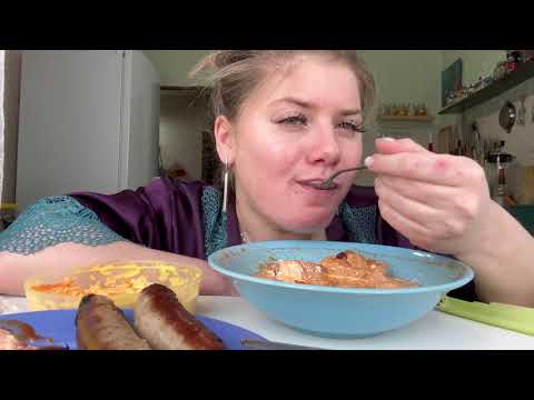 Видео: МУКБАНГ ЕМ КАК В ПОСЛЕДНИЙ РАЗ ИЛИ В ПЕРВЫЙ ТАКИЕ МУЖЬЯ БЫВАЮТ ЖЕСТОКИМИ