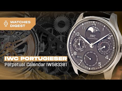 Видео: Скучные часы или шедевр? IWC Portugieser Perpetual Calendar IW503301