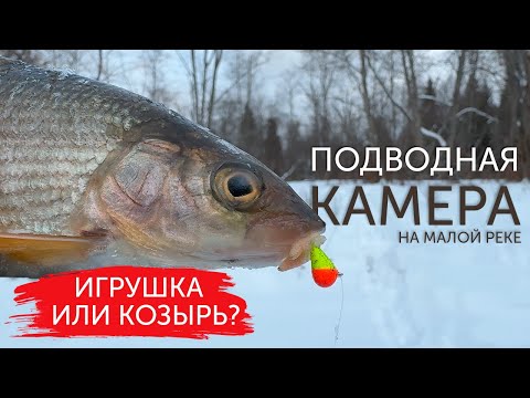 Видео: ЗА ХАРИУСОМ С ПОДВОДНОЙ КАМЕРОЙ ЯЗЬ 52. Зимняя рыбалка