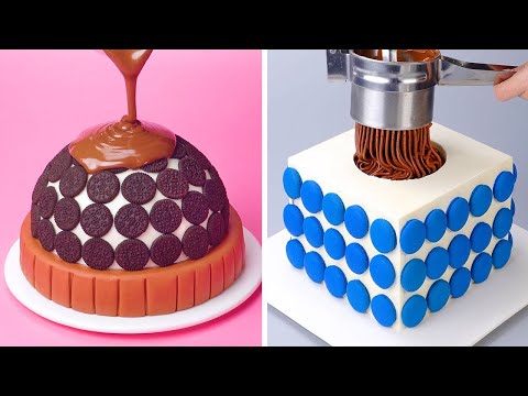Видео: Необычное видео, вызывающее удовлетворение | Более 1000 потрясающих тортов, десертов и мороженого...