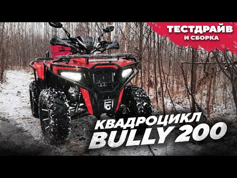 Видео: Сборка и тестдрайв КВАДРОЦИКЛА BULLY 200