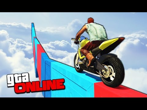 Видео: ОПАСНЫЙ ЗАНОС НА ТОНКОМ КАНАТЕ НАД ОБЛАКАМИ НА МОТОПАРКУРЕ В GTA 5 ONLINE