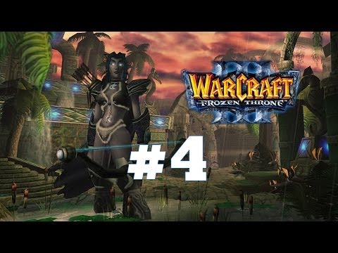Видео: Warcraft 3 Ледяной Трон - Часть 4 - Ужас из глубин - Прохождение кампании Ночные эльфы