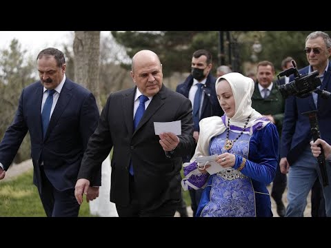 Видео: Мишустин, Меликов, Керимов посетили  крепость Нарын-Кала в Дербенте