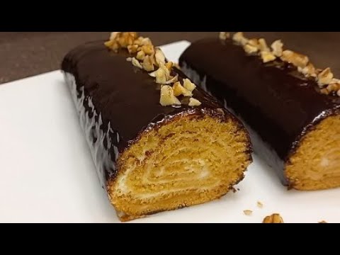 Видео: Вкуснейший МЕДОВЫЙ РУЛЕТ/ МЕДОВИК рецепт за 20 минут! Нежный пропитанный Готовлю каждые выходные