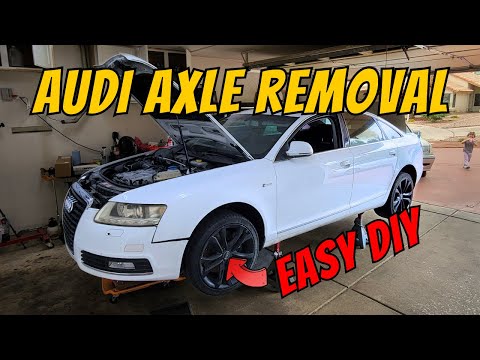 Видео: Снятие переднего карданного вала Audi | Подходит для большинства моделей (A4, A5, A6, A7, A8, Q5,...