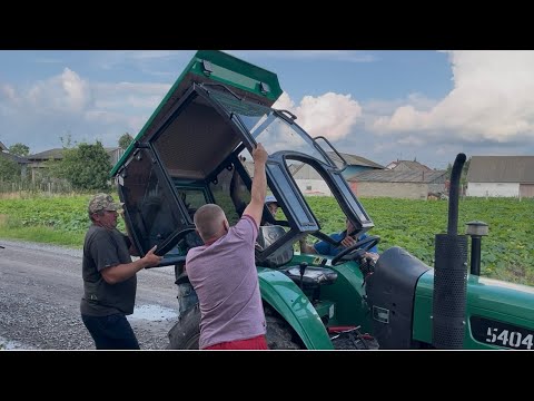 Видео: Встановлення кабіни на ДТЗ 5404! Заливка бетону, силосна яма!