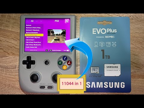 Видео: Карта 1тб с ретро играми для Anbernic RG406V, внутри 11044 игр для Анберник 406в