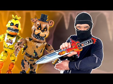 Видео: АНИМАТРОНИКИ ИЗ АДА! ЧМЗН И НИНДЗЯГО: НОВОЕ ВИДЕО ПРИКЛЮЧЕНИЕ!