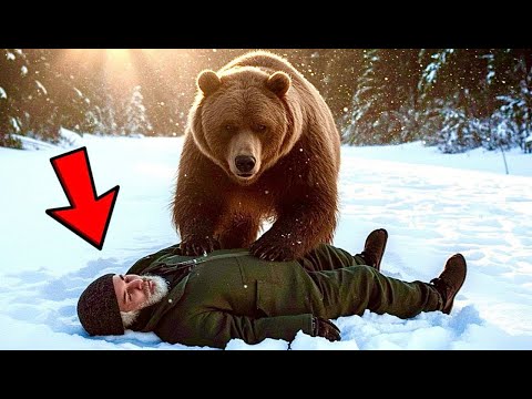 Видео: В ЛЕСУ нашли старика без сознания… рядом с ним сидела медведица, которая НЕ ОТХОДИЛА ОТ НЕГО.