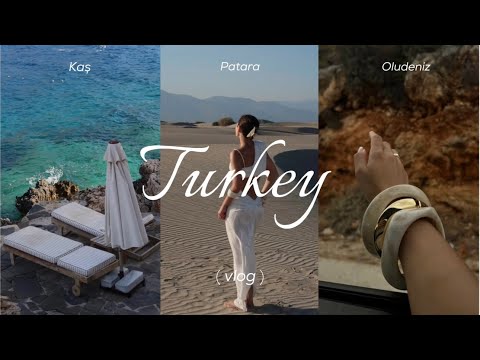 Видео: Первый в жизни влог / Путешествие на арендованной машине по Турции / Каш, Патара, Олюдениз 