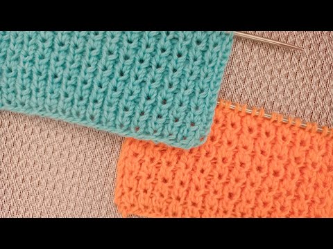 Видео: Простой ажурный узор спицами. Всего 2 петли и 4 ряда.