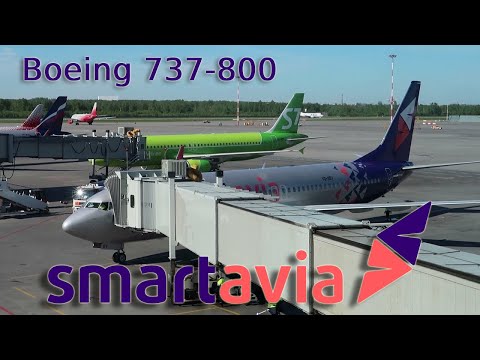 Видео: Boeing 737-800 а/к Smartavia | Рейс Челябинск - Санкт-Петербург