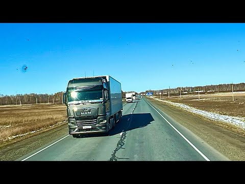 Видео: Новосибирск и Омск пройдены! Приятная встреча на трассе и шикарный ужин!!!