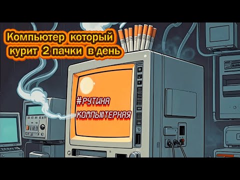 Видео: Компьютер который слишком много курил  #рутина компьютерная