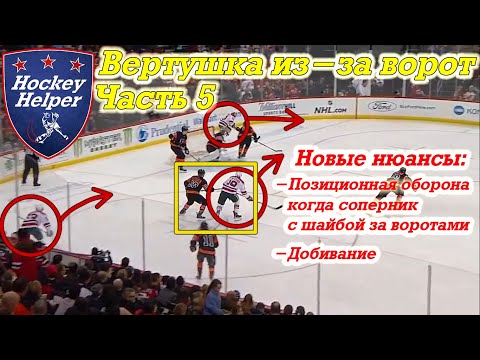 Видео: Вертушка из-за ворот в хоккее Часть 5. Позиционная атака и оборона