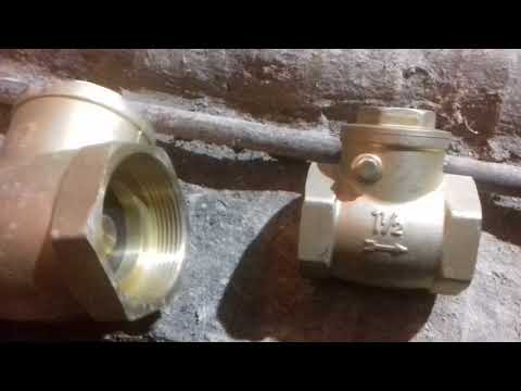 Видео: Обратный клапан"Хлопушка"!Обзор.