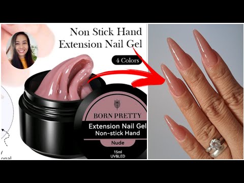 Видео: Обязательно попробуйте! Как использовать антипригарный гель для наращивания ногтей Born Pretty 15...