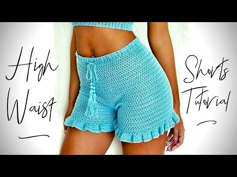 Видео: Вяжем красивые шорты с идеальной посадкой! Легко! 🦋🦋🦋 How to crochet elegant shorts.