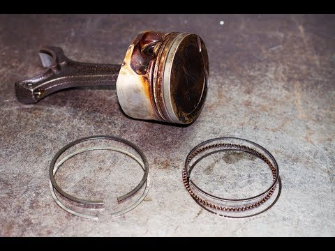 Видео: Замена поршневых колец! C18NZ Opel