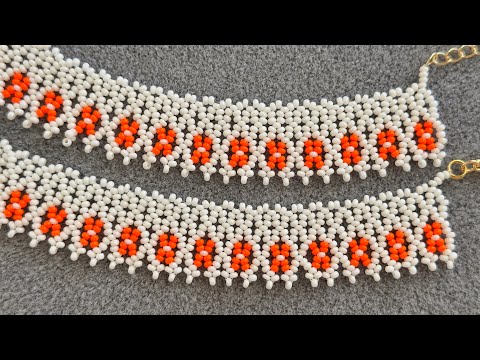 Видео: Осіння тонка силянка з бісеру 🍂🧡