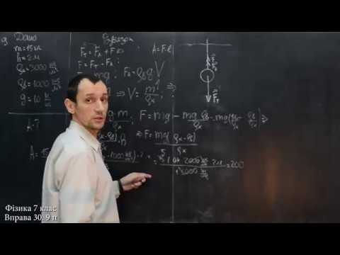 Видео: Фізика 7 клас. Вправа № 30 8-9 п.