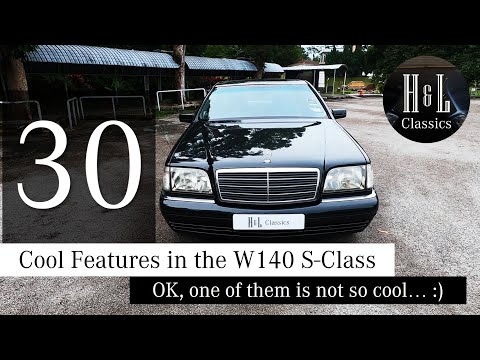 Видео: 30 крутых функций Mercedes-Benz S-Class W140 (ладно, одна из них, возможно, не такая уж и крутая)