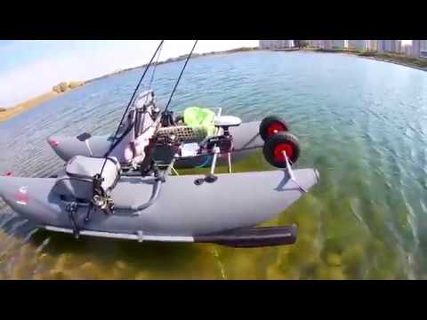 Видео: Автопилот на Ондатре! Плывет сама куда скажешь. Катамаран Ондатра + электромотор + APM 2.6