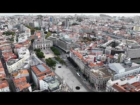 Видео: 4K Porto Aerial Views. Порту, Португалия/ Виды С Высоты Птичьего Полета/Мост Дон-Луиш/Аэросъёмка