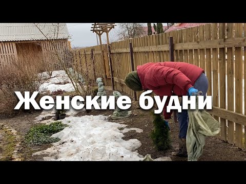 Видео: Женские будни//рассада//первые работы в саду//весеннее настроение
