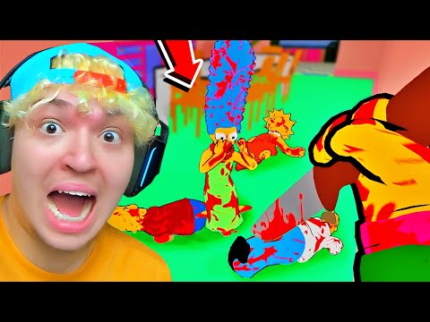 Видео: ЗАПРЕЩЁННАЯ СТРАШНАЯ ИГРА THE SIMPSONS...