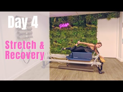Видео: День 4 | Растяжка и восстановление на реформере пилатеса | 7-дневный курс реформера