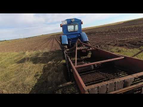 Видео: Картофелекопалка КТН-2. Усовершенствования.