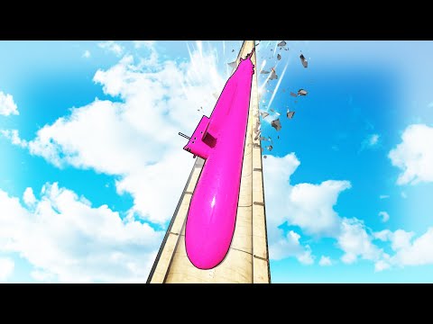 Видео: СПУСК НА ПОДЛОДКЕ НА ОГРОМНОЙ СКОРОСТИ GTA 5