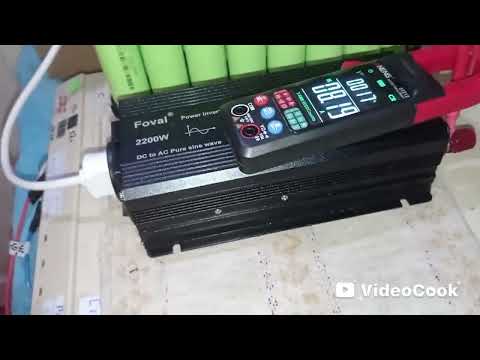 Видео: Испытание АКБ Lifepo4 12.8 v 60 Ah. Нагрузка 45-50 ампер