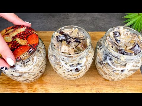 Видео: Один РАЗ так сделаете и БУДЕТЕ ДЕЛАТЬ так КАЖДЫЙ ГОД!! Вкуснятина из БАКЛАЖАНОВ и ГРИБОВ!